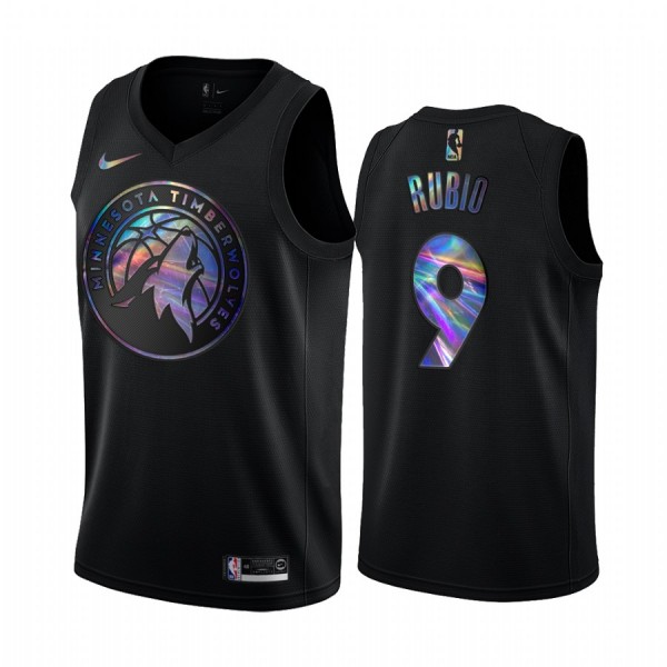 NBA Minnesota Timberwolves Trikot Ricky Rubio 9 Iridescent HWC Collection Swingman - Herren NBA Minnesota Timberwolves Trikot Ricky Rubio 9 Iridescent HWC Collection Swingman - Herren